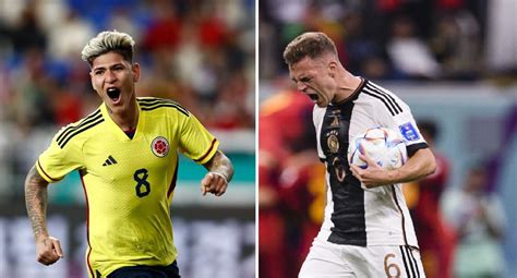 colombia vs alemania en el 2018
